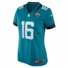 Jacksonville Jaguars Tröjor Trevor Lawrence 16 Nike Teal 2021 NFL Draft - Dame Jacksonville Jaguars Tröjor Trevor Lawrence 16 Nike Teal 2021 NFL Draft - Dame